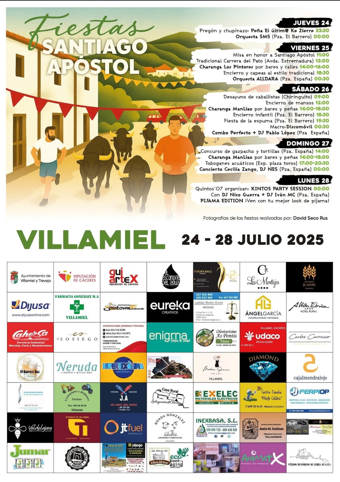 fiestas de Villamiel en sierra de gata