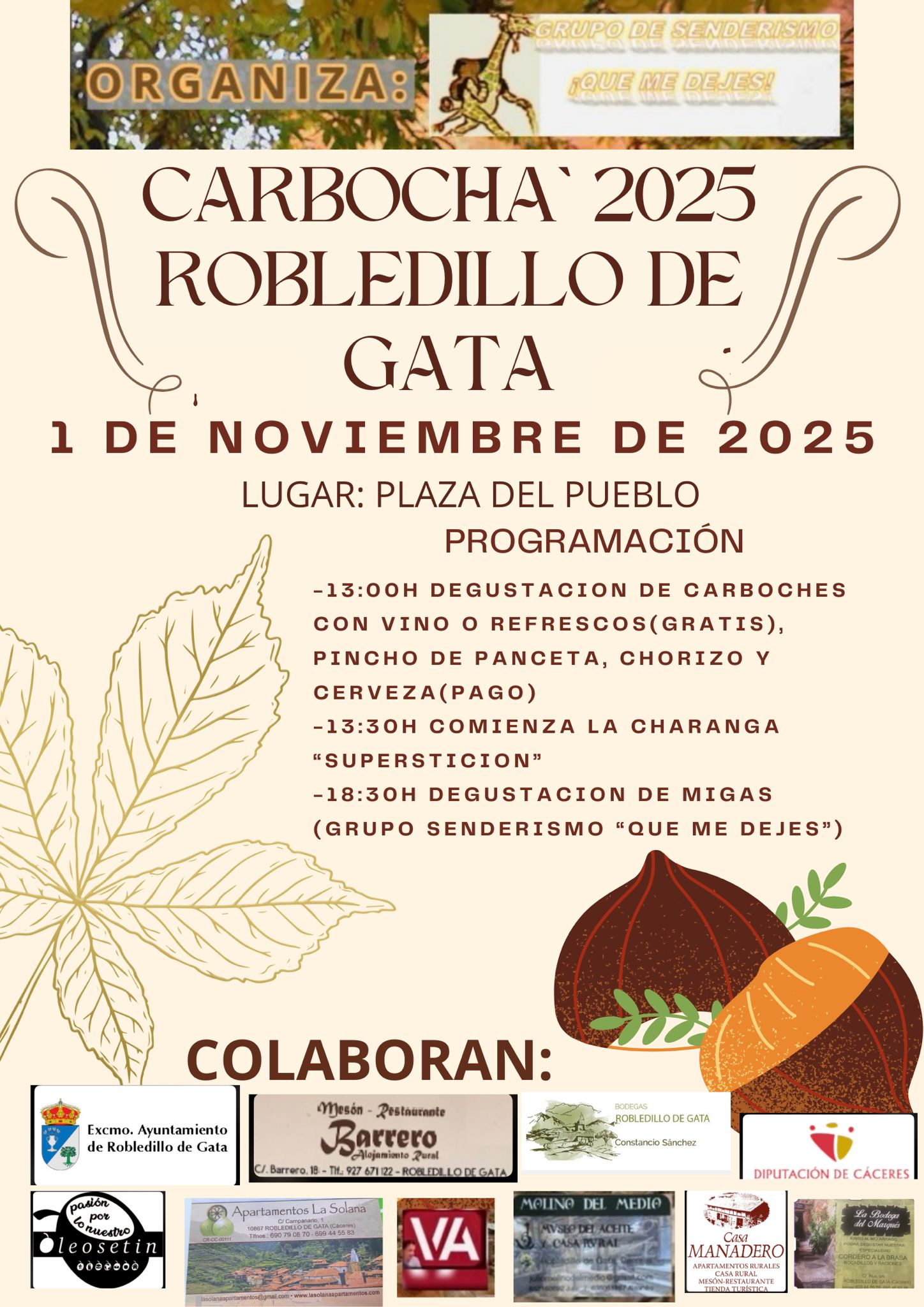 fiesta local en robledillo de gata